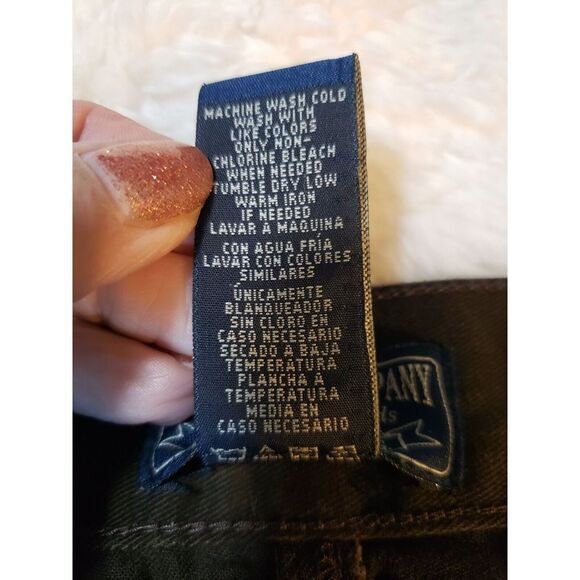 Lauren Ralph Lauren Womens Denim Jeans Black 12X32 Pockets Flat Front Mid Rise - Picture 8 of 10